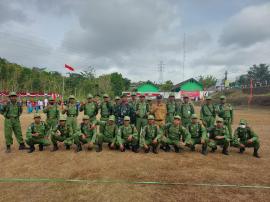 PAMONG PUTAT BERSAMA LEMBAGA MENGIKUTI UPACARA HUT KE -78 RI